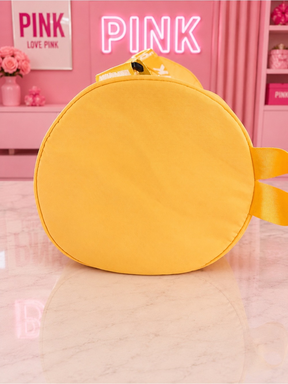 Victoria’s Secret PINK Yellow Duffle Bag - Picture 5 of 5